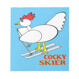 Bloco De Notas Cocky Skier