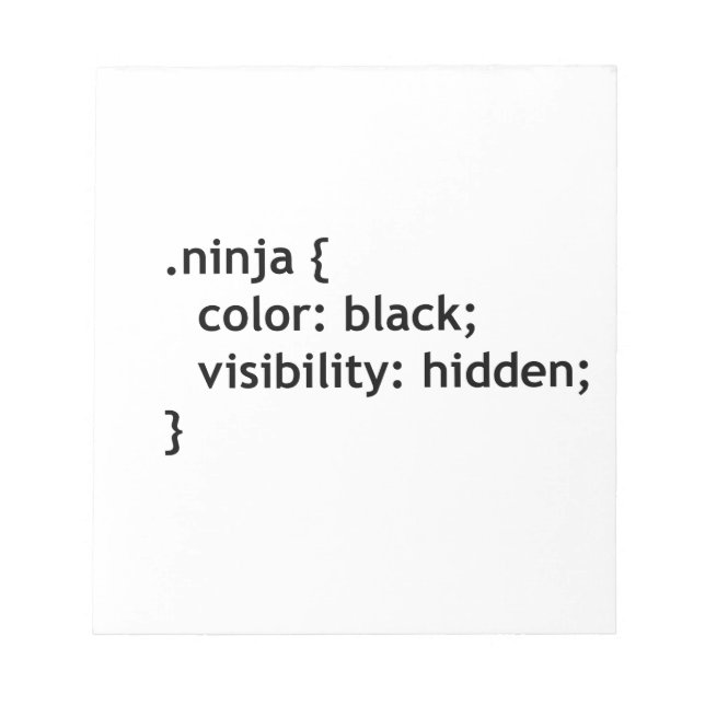 Bloco De Notas código ninja, script (Frente)
