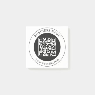 Bloco De Notas Código QR com Nome da Empresa Editável