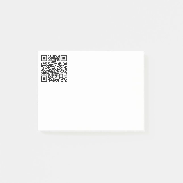 Bloco De Notas Código QR Criado instantaneamente (digitando seu U (Frente)