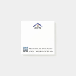 Bloco De Notas Código QR de logotipo personalizado