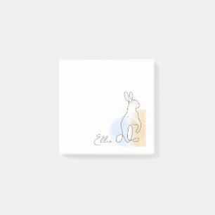 Bloco De Notas Coelho personalizado bonito posta anotações