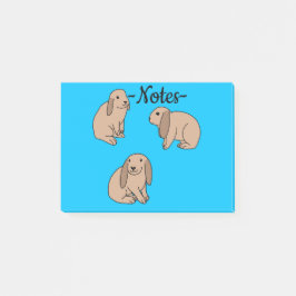 Bloco De Notas Coelhos de orelhas caídas