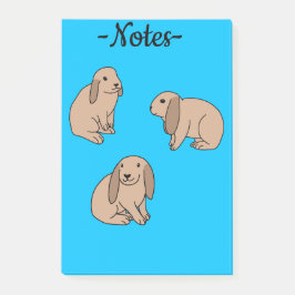 Bloco De Notas Coelhos de orelhas caídas