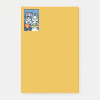 BLOCO DE NOTAS COELHOS DE PILGRIM, OBRIGADO A COLHEITA DE HARE, B
