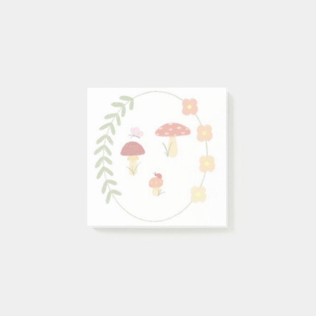 Bloco De Notas Cogumelo (Frente)
