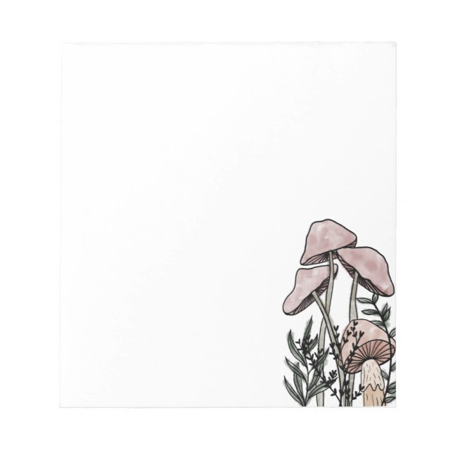 Bloco De Notas Cogumelos  (Frente)