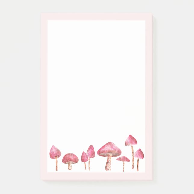 Bloco De Notas Cogumelos aquosos (Frente)