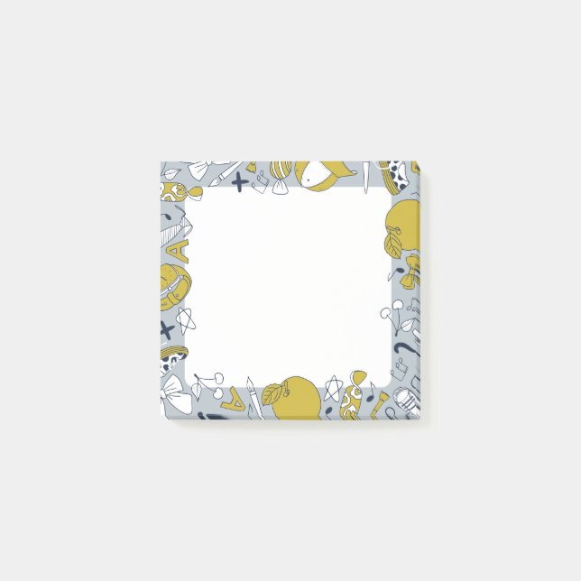 Bloco De Notas Coisas Divertidas de Escola em (Frente)