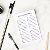 Coisas minimalistas em preto e branco organizadas