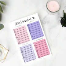 Coisas organizadas roxas rosa a fazer