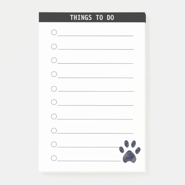 Bloco De Notas Coisas Personalizadas para Fazer & Adesivos de Unh (Frente)