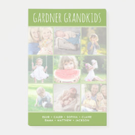 Bloco De Notas Colagem de Fotos do Instagram 9 para Nomes de Neto