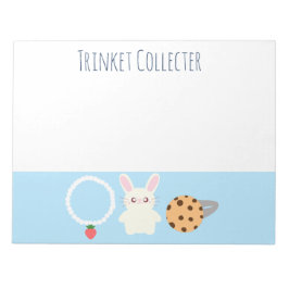 Bloco De Notas Colar De Morango, Coelho E Anel