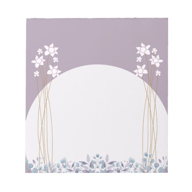 Bloco De Notas Coleção Mínima de Notas de Bloom (Frente)