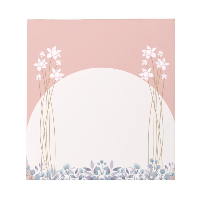 Bloco De Notas Coleção Mínima de Notas de Bloom (Frente)