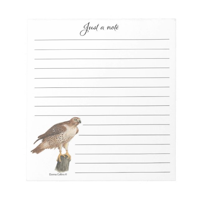 Bloco De Notas Collection Hawk Note Pad (Frente)