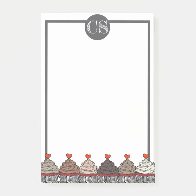 Bloco De Notas Collection of cupcakes (Frente)