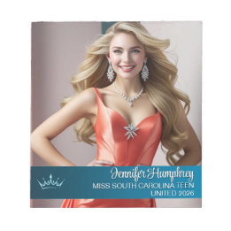 Bloco De Notas Color Pop Pageant Autograph Pad Notepad