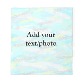 Bloco De Notas Coloração colorido simples adicione sua foto de te