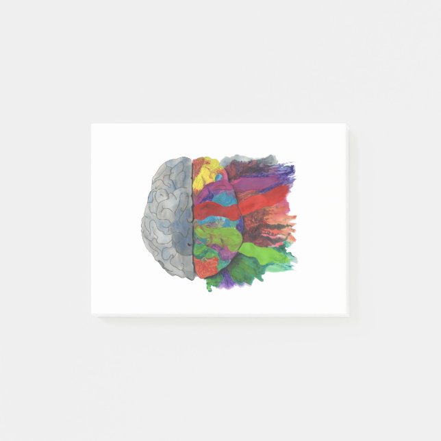 Bloco De Notas Colorful Brain (Frente)