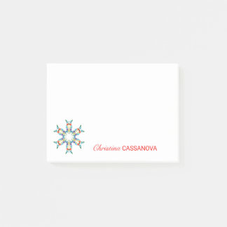 Bloco De Notas Colorful Floral Mandala