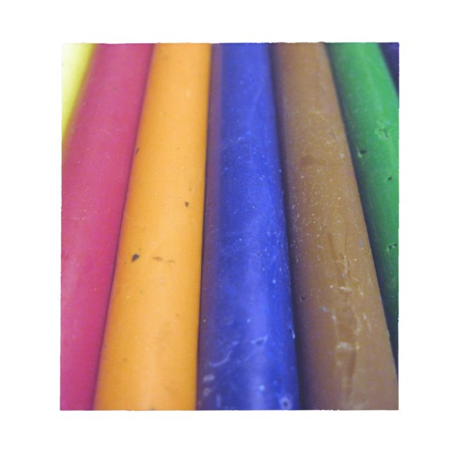 Bloco De Notas Colorida Crayons (Frente)