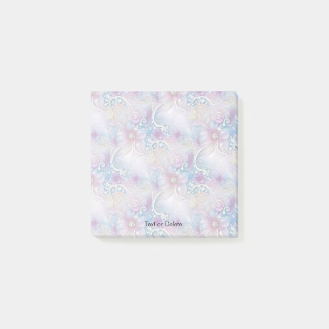 Bloco De Notas Colorida Floral Pprecoce Gems Posta (Frente)