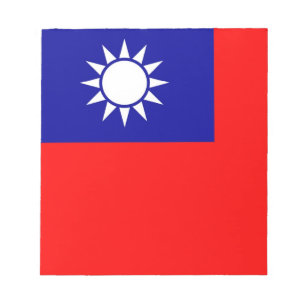 Bloco de notas com a bandeira de Formosa