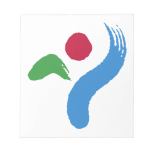 Bloco de Notas com a Bandeira de Seul, Coreia do S