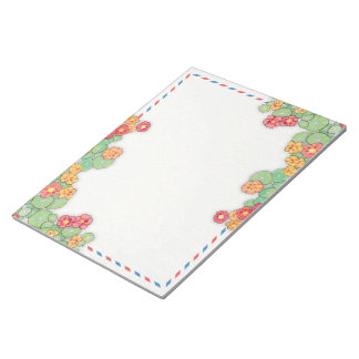 Bloco de Notas com Cabeçalho de Carta Ilustrado de