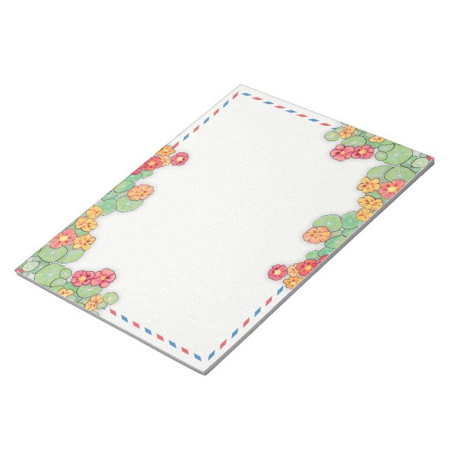 Bloco de Notas com Cabeçalho de Carta Ilustrado de (Inclinado)