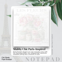 Bloco de Notas com Design Vintage Inspirado em Par