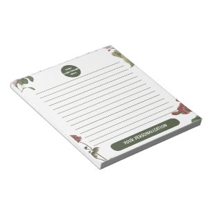 Bloco de Notas com Logotipo Personalizado Negócios