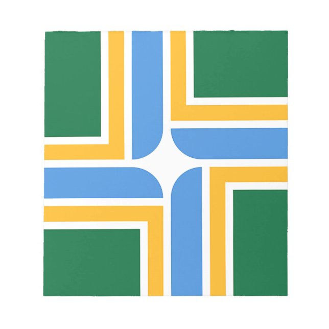 Bloco de notas com pavilhão da cidade de Portland, (Frente)