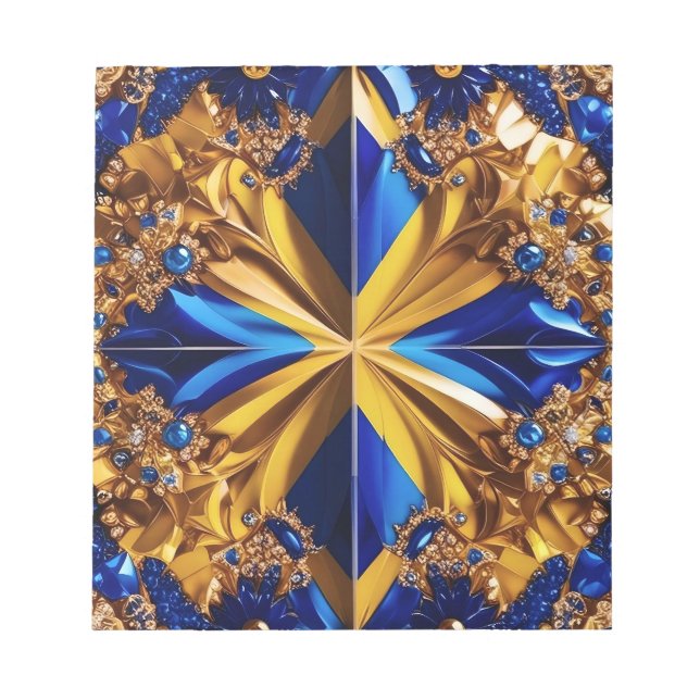 Bloco de notas com Suecia de cores modernas (Frente)