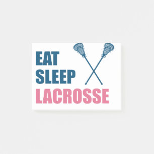 Bloco De Notas Coma Presentes de Lacrosse no Sono