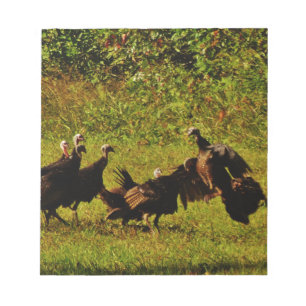 Bloco De Notas Combater os Perus Selvagens nas Montanhas do Enfum
