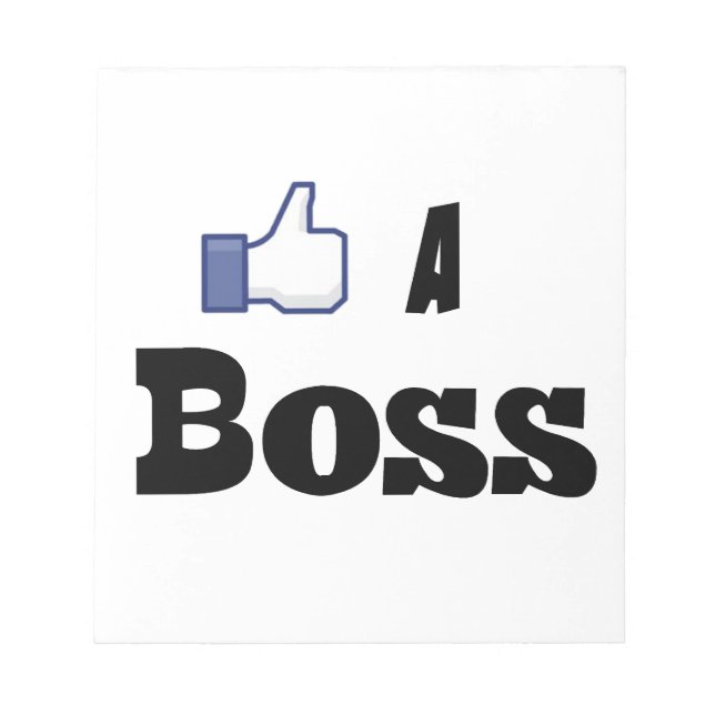 Bloco De Notas Como Um Chefe (Frente)