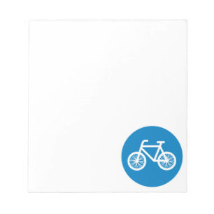 Bloco De Notas Compita uma bicicleta