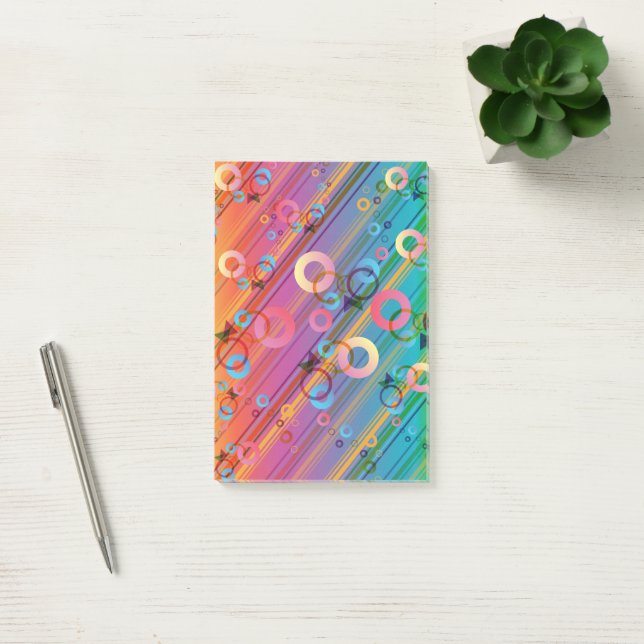 Bloco De Notas Composição Abstrata (Escritótio)