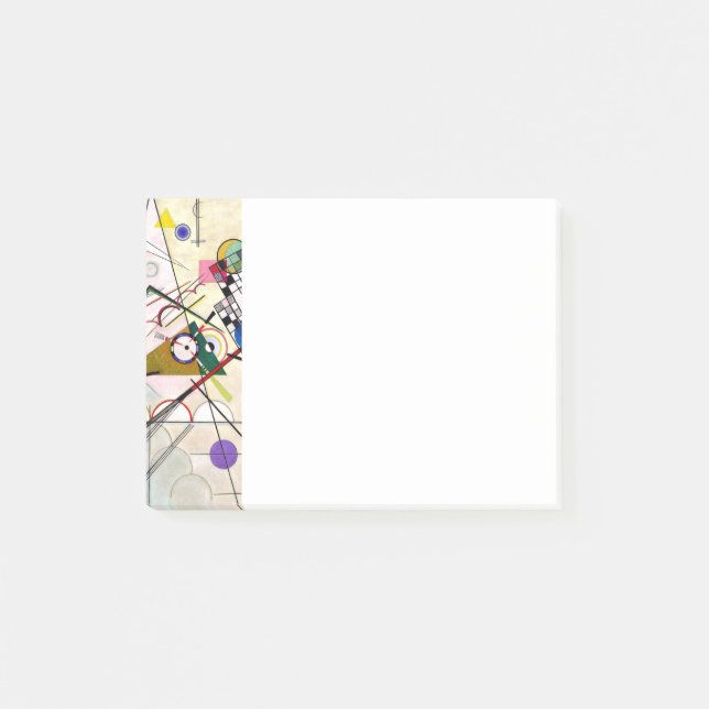 Bloco De Notas Composição Kandinsky 8 (Frente)