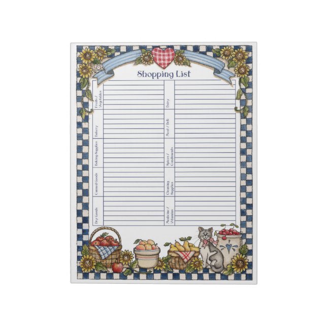 Bloco De Notas Comprando Lista (Invertido)