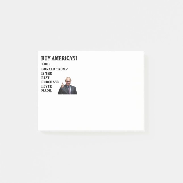 Bloco De Notas Comprar americano (Frente)