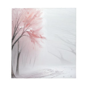 Bloco De Notas Comprimido de Flor Inverno