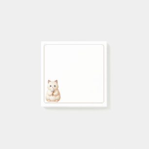 Bloco De Notas Cone de Sorvete de Gato de Gato de Gato de Gato de