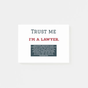 Bloco De Notas Confie que eu mim é um advogado