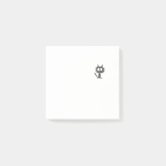 Bloco De Notas Confused Cat  (Frente)