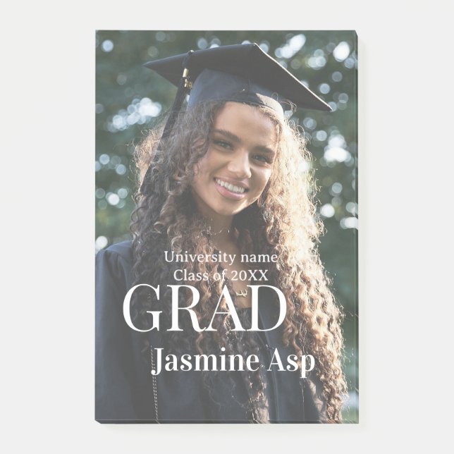Bloco De Notas Congrats graduate name university name class 20XX (Frente)