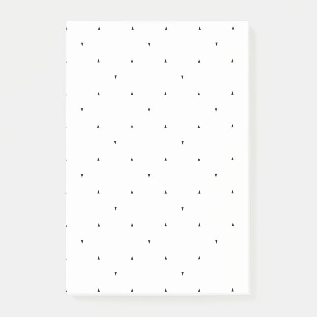 Bloco De Notas Conjunto de Pastas com Padrão de Triângulo Minimal (Frente)